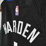 Clippers HARDEN #1 Black NBA Jerseys