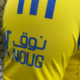 2024/25 Al Nassr Home Yellow  Player Version Soccer Jersey