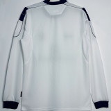 2000/2001 M Utd Away White Long Sleeve Retro Soccer Jersey（Vodafone）