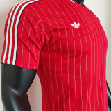 2025/26 M Utd Red Retro Style Player Version Soccer Jersey