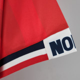 1998/99 Norway Red Retro Soccer Jersey