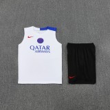 2025/26 PSG White Vest Training Jersey(A Set)