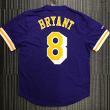 BRYANT # 8 Lakers Purple Mitchell Ness Retro Jerseys