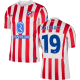 J.ALVAREZ #19  ATM Home Fans Jersey 2025/26 UCL Font 欧冠字体 ★★