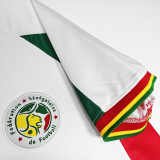2002 Senegal Away White Retro Soccer Jersey