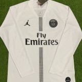 2018/19 PSG JD White Long Sleeve Soccer Jersey
