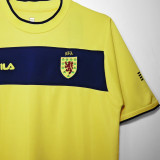 2002 Scotland Away Yellow Retro Soccer Jersey