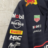 2025 Red Bull Racing F1 Black Team POLO T-Shirt  有领