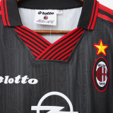 1997/98 AC Milan Black Copa Edition Retro Soccer Jersey