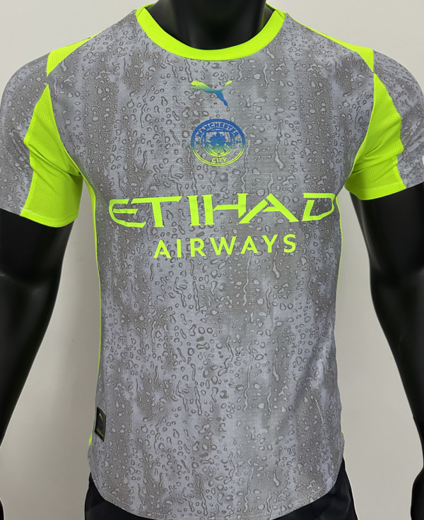 2025/26 Man City Third Player Version Soccer Jersey