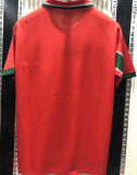 1998 Morocco Red Retro Soccer Jersey