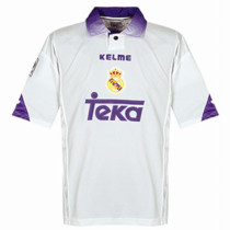 1997/98 RM White Home Retro Soccer Jersey