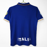 1996-1997 Italy Home Blue Retro Soccer Jersey
