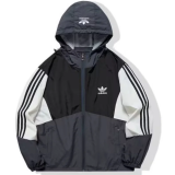 2025 Ad~ Green Black Windbreaker