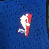 2003/04 Timberwolves GARNETT #21 Retro Blue NBA Jerseys热压