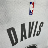 2025 Mavericks DAVIS #3 White NBA Jersey