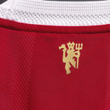 2021/22 M Utd Home Red Retro Player Version Soccer Jersey