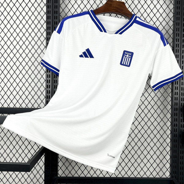 2026/27 Greece Home White Fans Soccer Jersey
