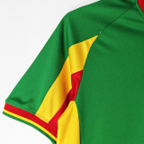 2002 Senegal Home Green Retro Soccer Jersey