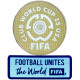 FIFA CLUB WORLD CUP 25 USA+FOOTBALL UNITES the World 世俱杯章 +白色公平条 You can buy it alone OR tell us which jersey to print it on