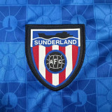 2025/26 Sunderland Away Blue Fans Soccer Jersey