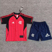 2025/26 Flamengo Red Baseball Kids T-Shirt