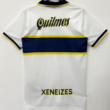 1996/97 Boca Away White Retro Soccer Jersey