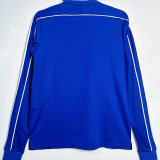 1998 Brazil Away Blue Retro Long Sleeve Soccer Jersey