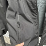 2025 VANS Velvet Thickened warm Black Outdoor Jackets #F7加绒冲锋衣