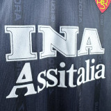 1999/2000 Roma Third Black Retro Long Sleeve Soccer Jersey