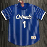 HARDAWAY # 1 MAGIC Blue Mitchell Ness Retro Jerseys