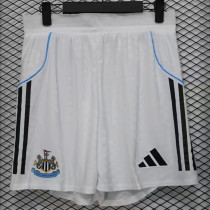2025/26 Newcastle White Player Version Shorts Pants 球员版