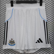 2025/26 Newcastle White Player Version Shorts Pants 球员版