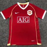 RONALDO #7 M Utd Home Retro Jersey 2006/07  (Have Patch 带双臂章 FA Premier League Font 英超字体 ) ★★