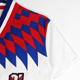 1995/96 Lyon Home White Retro Soccer Jersey