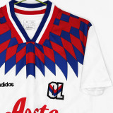 1995/96 Lyon Home White Retro Soccer Jersey