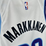 2026 Jazz MARKKANENE #00 White NBA Jerseys