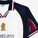 1999 West Ham X Iron Maiden White Retro Jersey (Number 7)