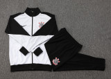 2025/26 Corinthians White Black Jacket Tracksuit