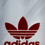 1986-1988 M Utd Away White Retro Soccer Jersey