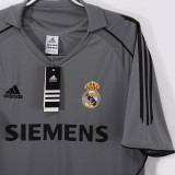 2005/06 RM Third Grey Retro Soccer Jersey