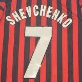 1999/2000 AC Milan Home Long Sleeve Retro Soccer Jersey