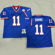 SIMMS #11 Men's New York Giants Retro NFL Jersey 巨人
