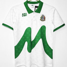 1995 Mexico Away White Retro Soccer Jersey