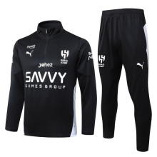 2025/26 Al Hilal SFC Black Sweater Tracksuit 利雅得新月