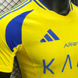 2024/25 Al Nassr Home Yellow  Player Version Soccer Jersey