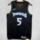 Timberwolves EDWARDS #5 Black Retro NBA Jerseys