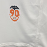 2009 Valencia Home White Retro Soccer Jersey