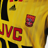 1993/94 ARS Away Yellow Retro Long Sleeve Soccer Jersey