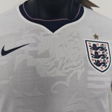 2026/27 England Home White Player Version Long Sleeve Soccer Jersey